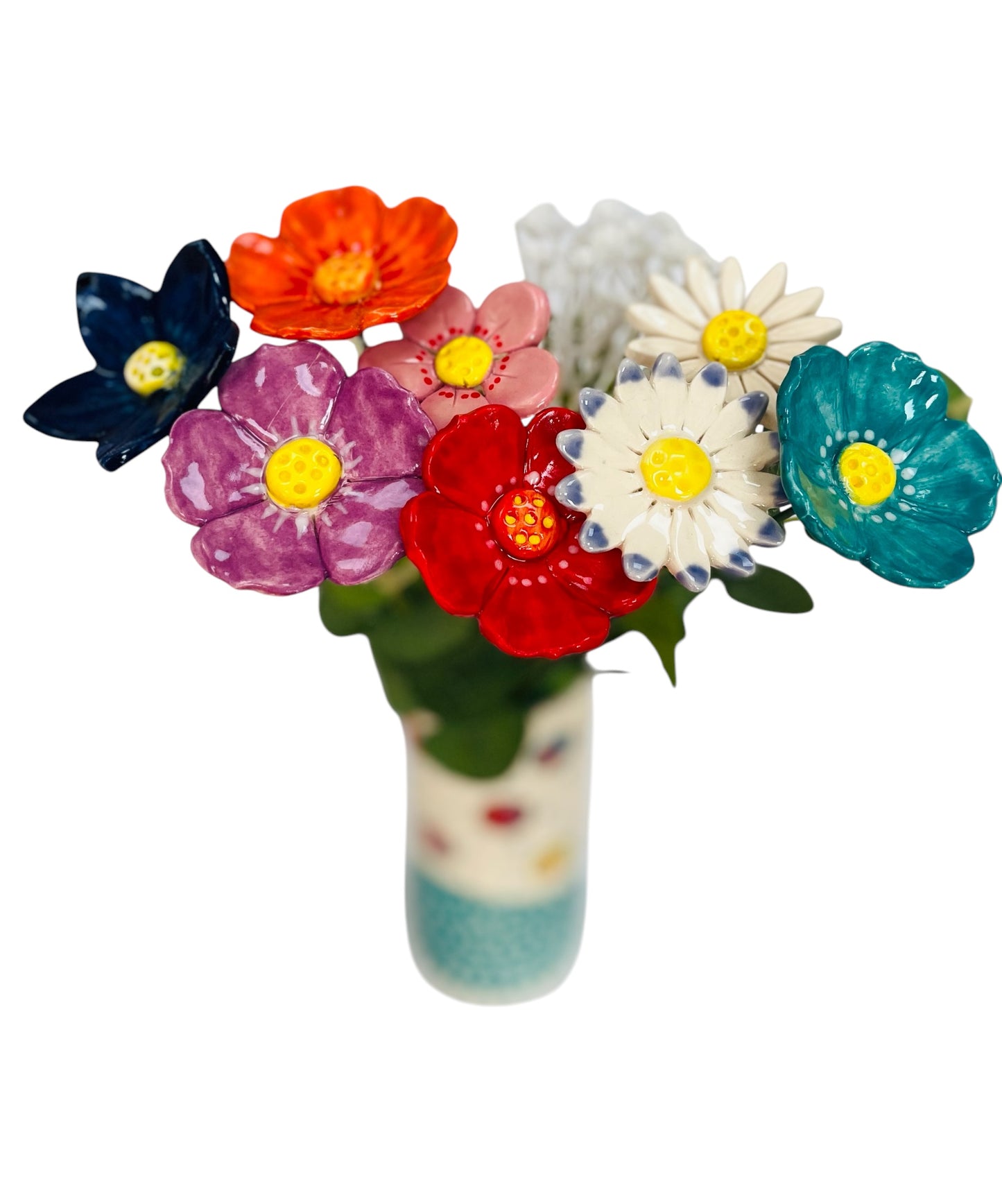 Ceramic Daisy Style Flower