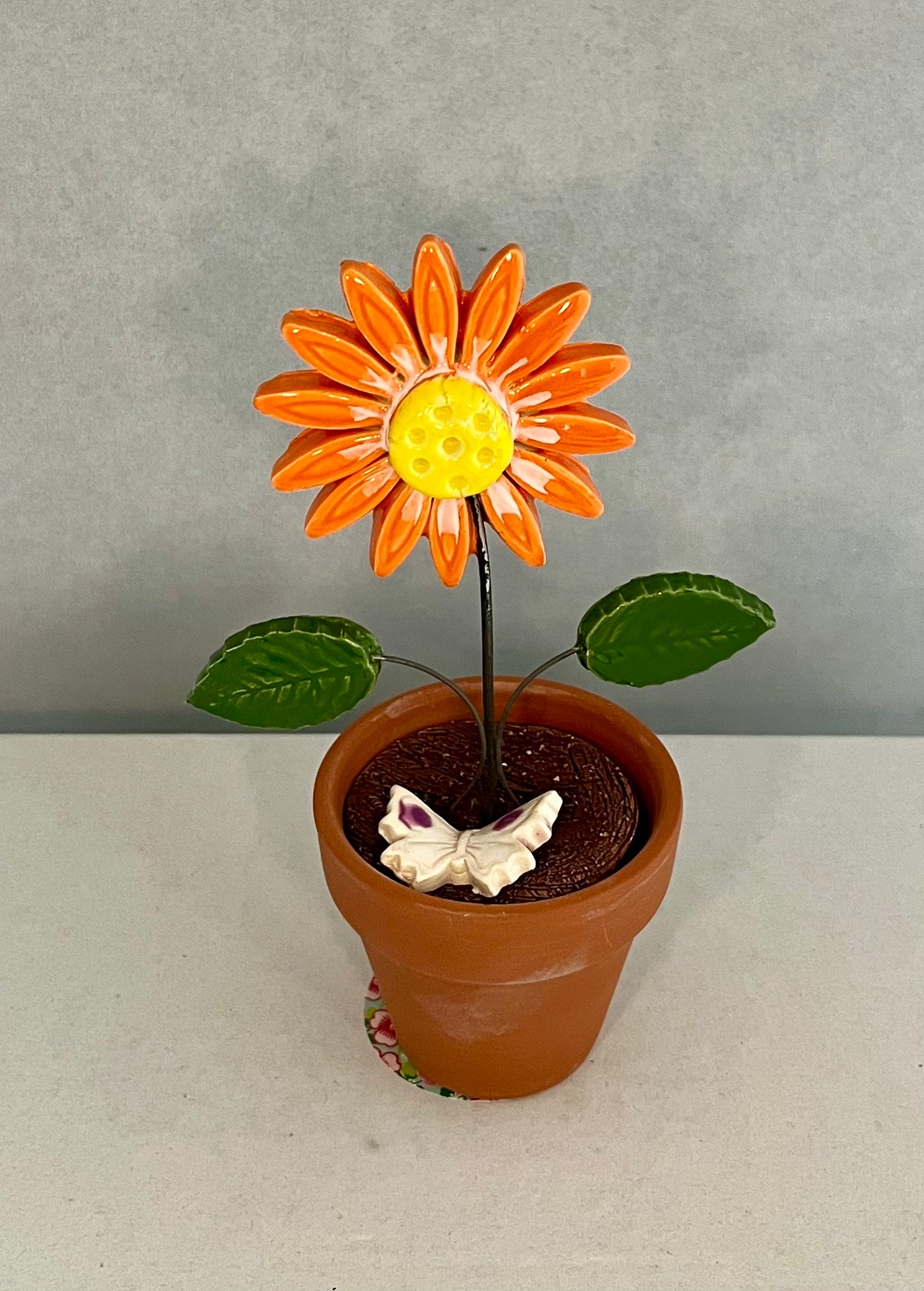 Ceramic Flower Pot Flower