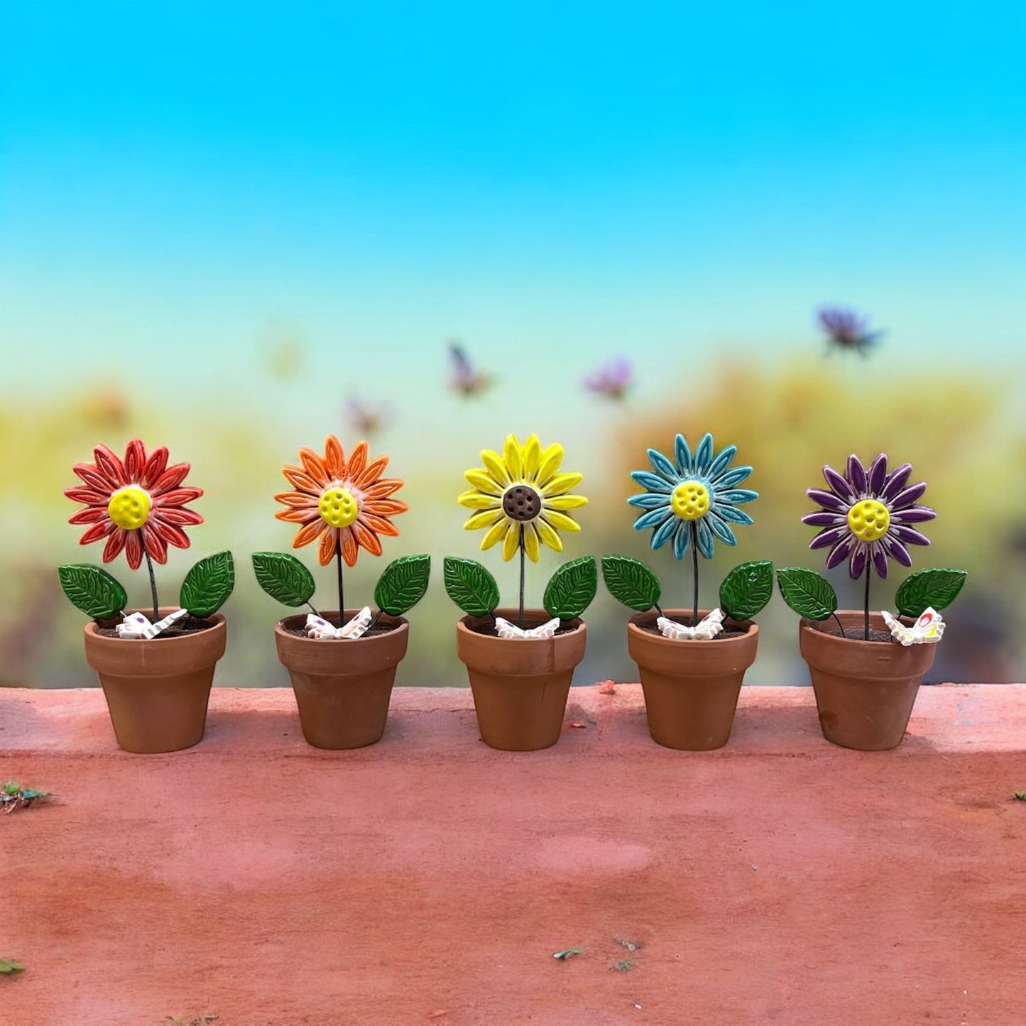 Ceramic Flower Pot Flower